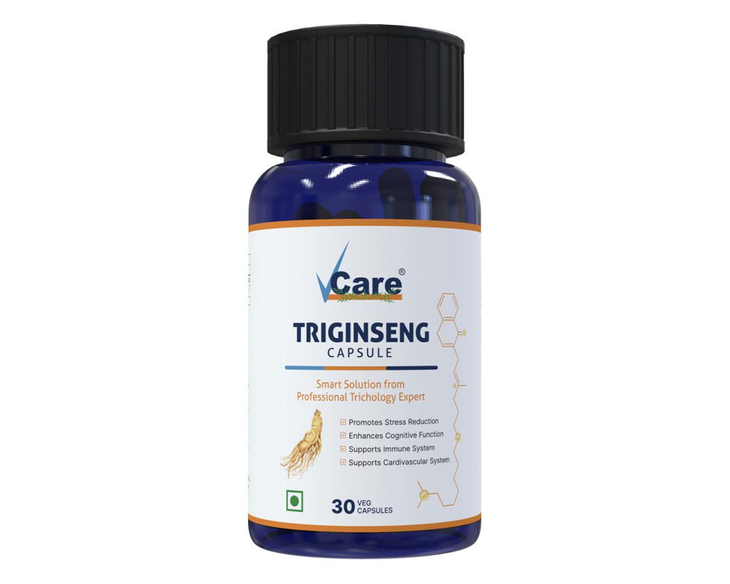 Triginseng, vasodilator, Hair growth supplement, nutrients for hair growth