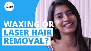 Waxing or laser hair removal